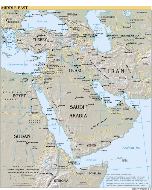 Middle East Map