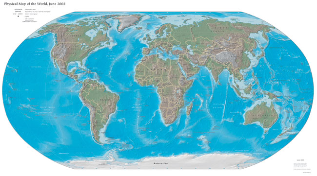 Physical World Map