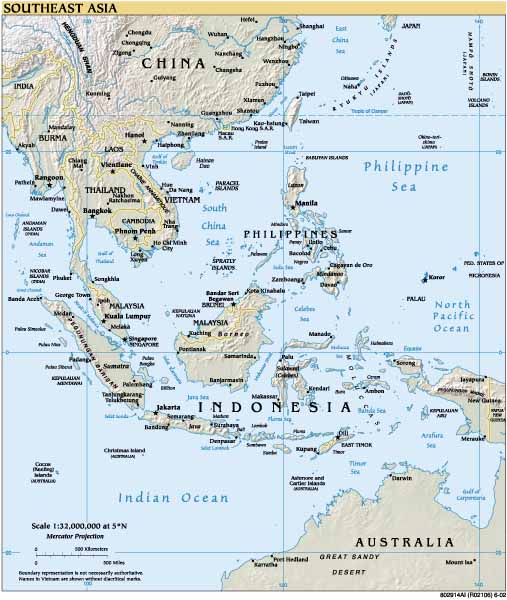 Southeast Asia Map